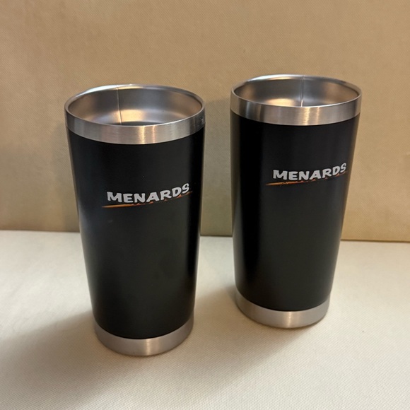 Black and Silver Travel Tumblers with Textured Grip by - Picture 2 of 4